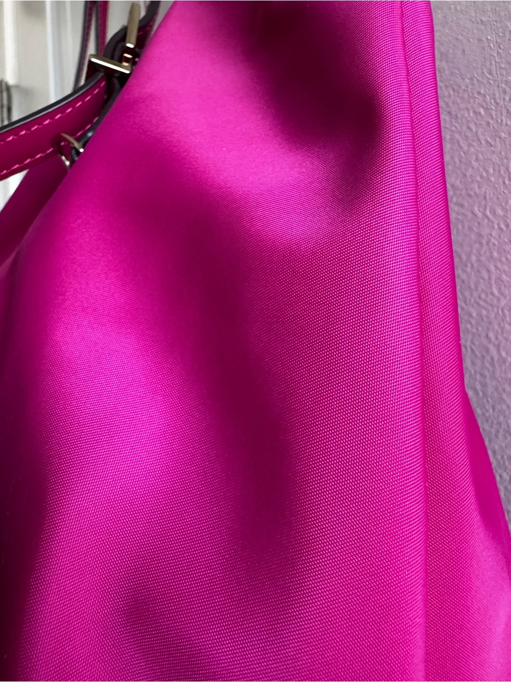 kate spade Magenta Nylon Tote with Leather Straps - Picture 2 of 6